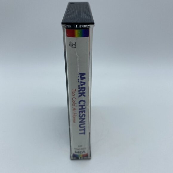 Mark Chesnutt Too Cold At Home Cassette Tape 1990 MCA Country Music Album - Picture 2 of 4